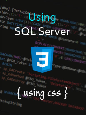 CSS Pre Processor in SQL