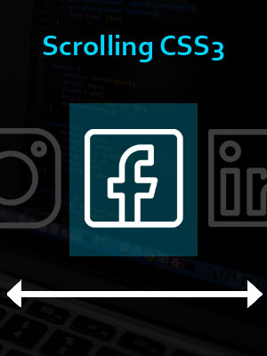 स्क्रॉलिंग बनाएं CSS3