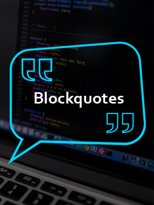 Styling blockquote with multiline content